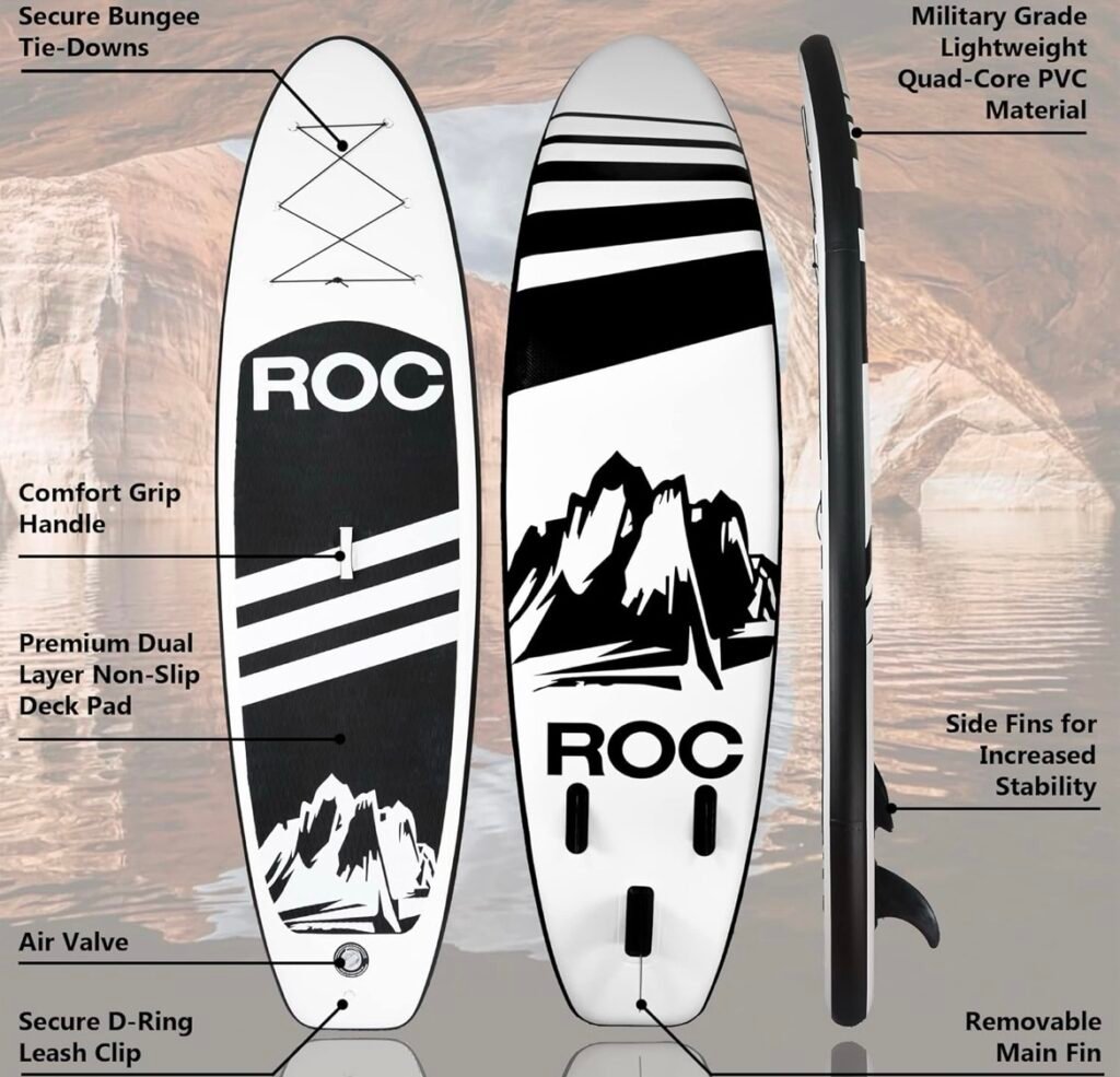 Inflatable paddle board