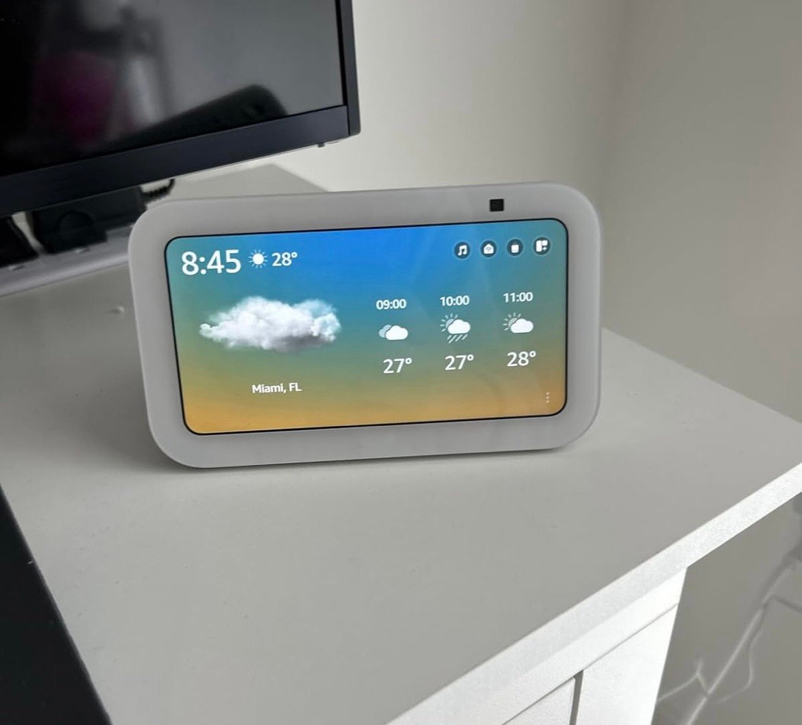 Weather screen on echo show