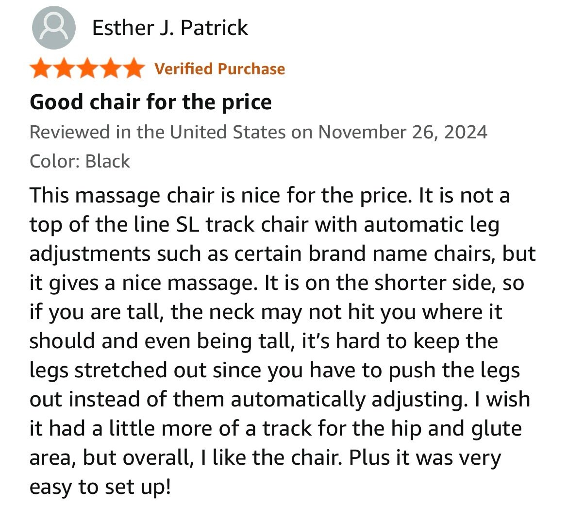 Best massage chair for the price