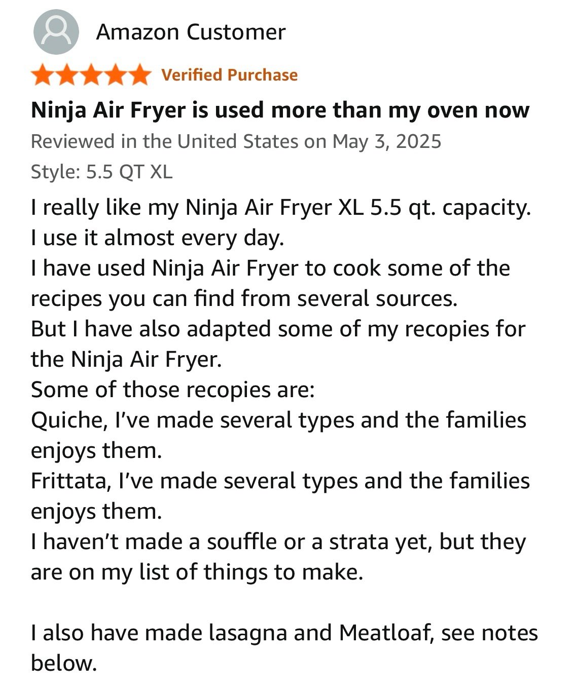 Ninja air fryer af101 review from Amazon