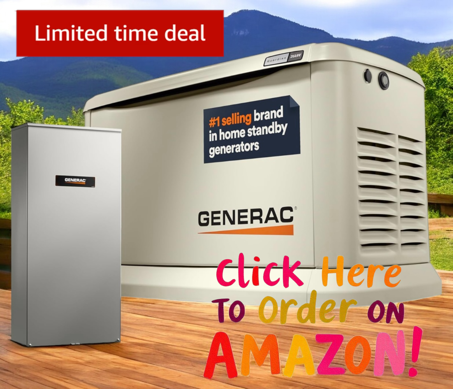 Order this generac generator on Amazon 
